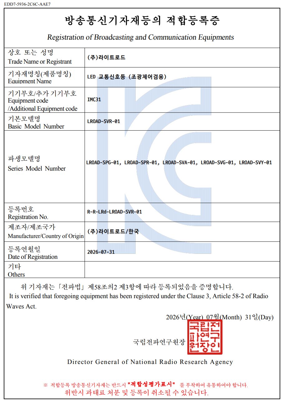Broadcasting & communication equipment registration